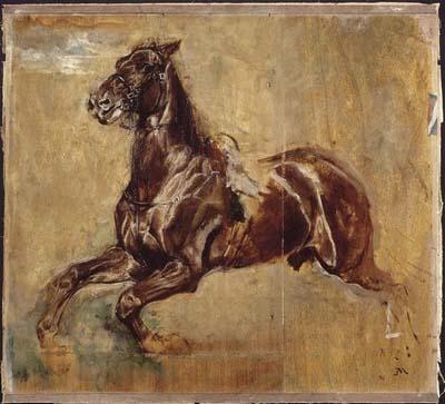 Jean-Louis-Ernest Meissonier Study of a horse China oil painting art